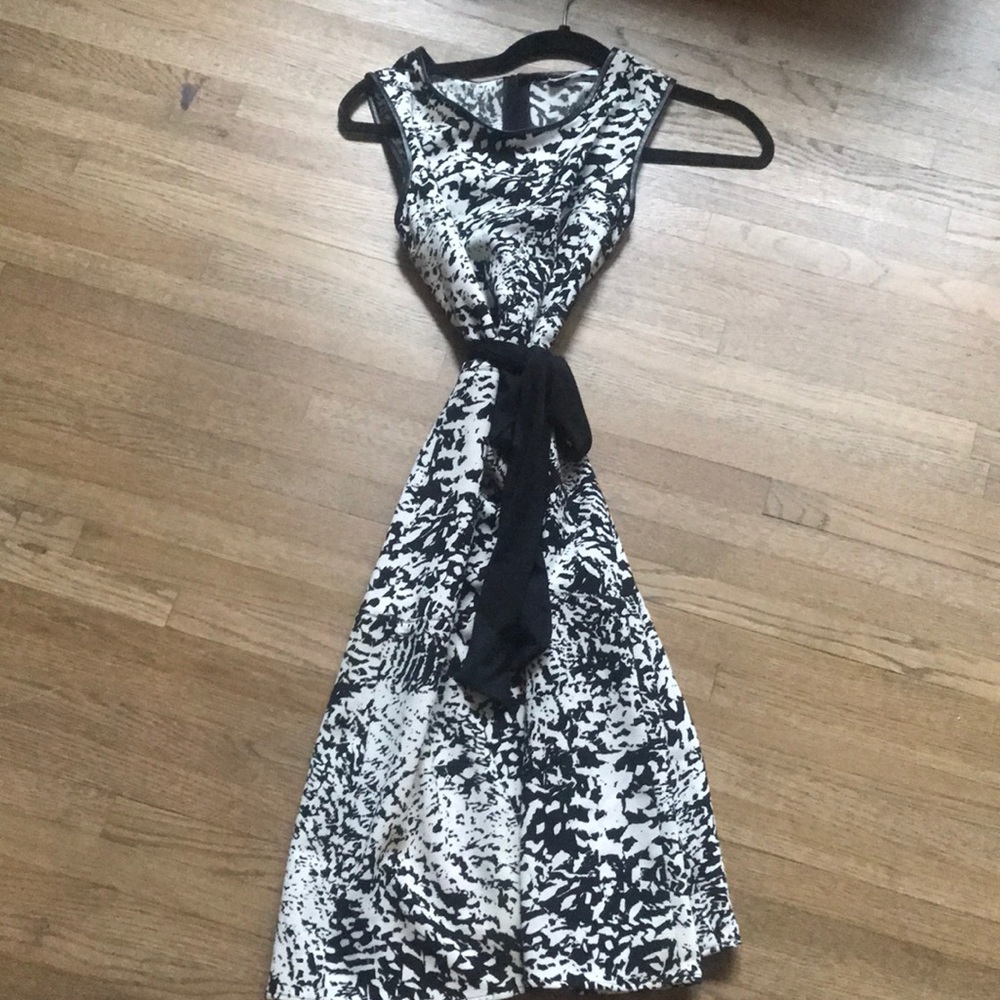 Calvin Klein Black and white dress